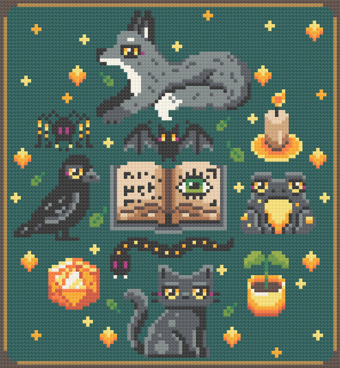 Find A Familiar | Pixel Charted | Ready To Ship