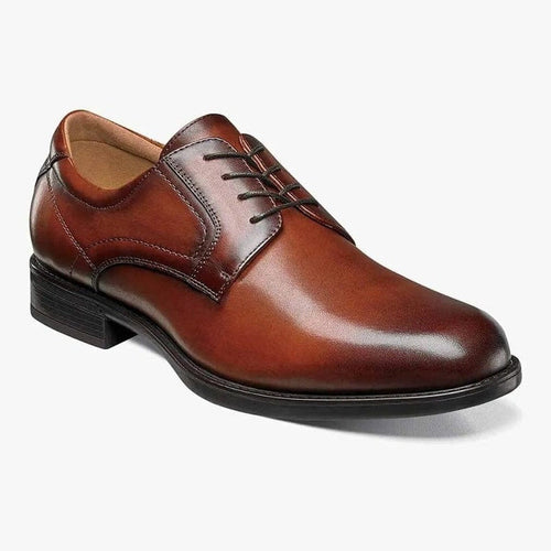 Florsheim Boys Midtown Cognac Brown Oxford Leather Dress Shoes