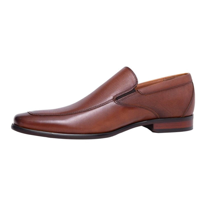 Florsheim SHOES Florsheim Postino Cognac Brown Slip On Leather Dress Shoes