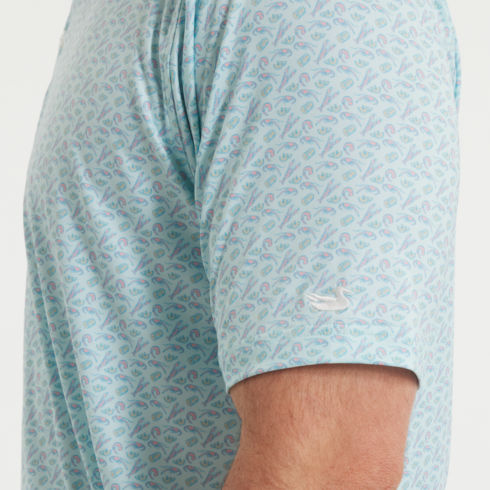Antigua  Blue | ON MODEL DETAIL