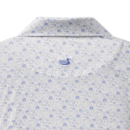 French Blue &          White | Back Detail