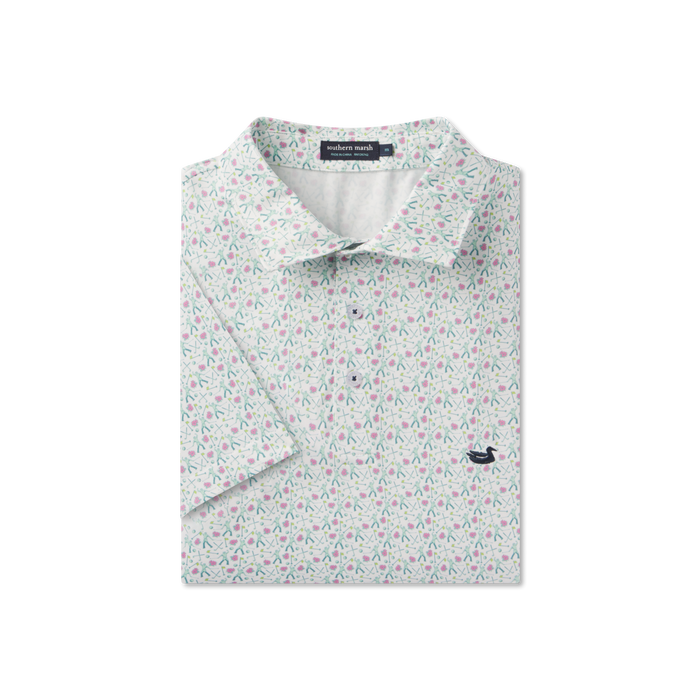White Golf Print