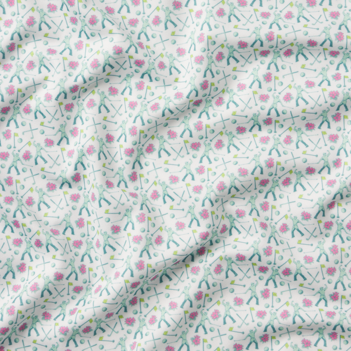 White Golf Print | Details