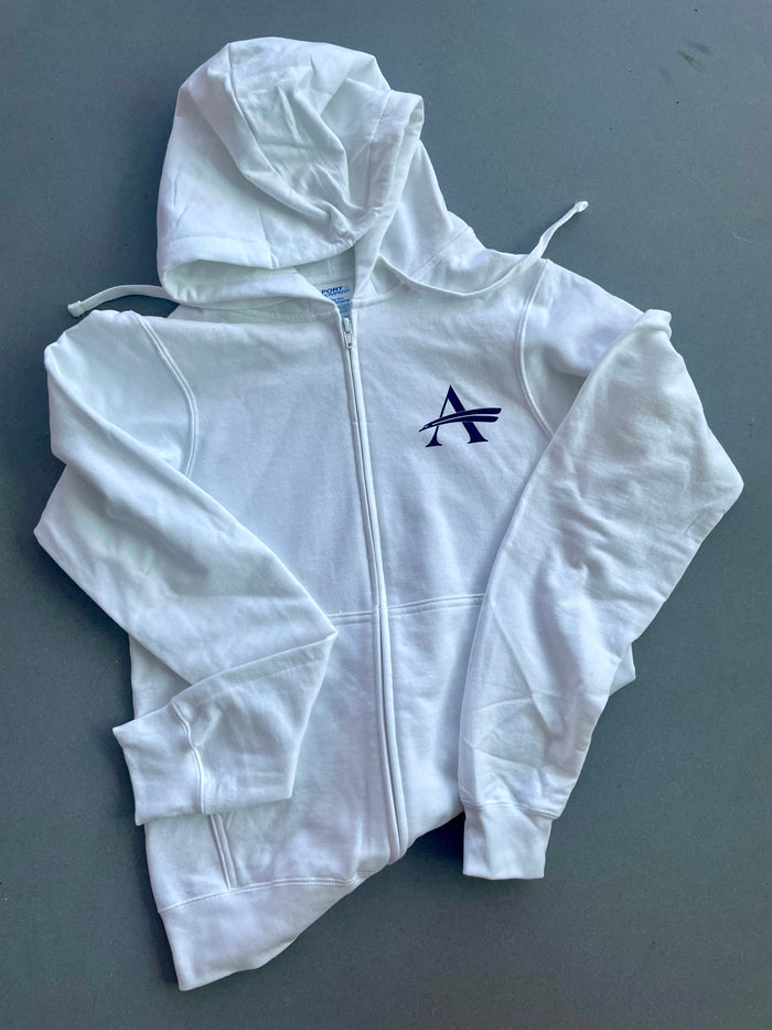 Full Zip Unisex Hoodie: Youth and Adult