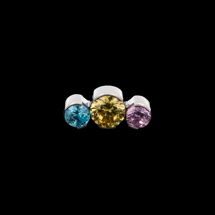 Gemma Pride- Threadless End - Khrysos Jewelry