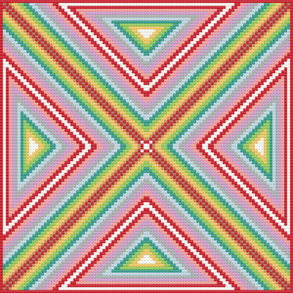 Glimmer Geometry | 100% Special Drill | Pixel Charted