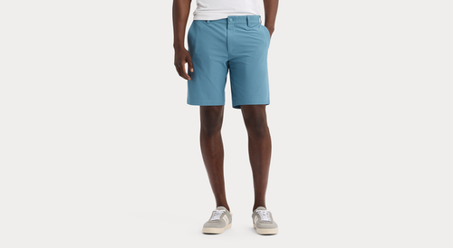 View of model wearing Bluestone Go Airweave 9.5" Short, Straight Fit.