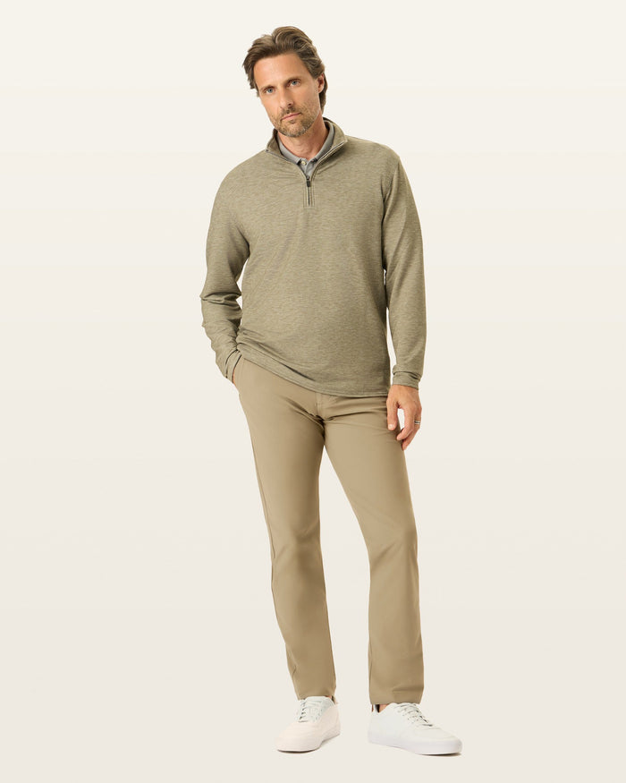 Front view of model wearing Timber Wolf Go Chino, Slim Fit with Airweave.