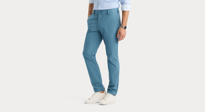 View of model wearing Bluestone Go Chino, Slim Fit with Airweave.