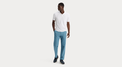 View of model wearing Bluestone Go Airweave Chino, Straight Fit.