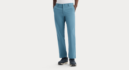 View of model wearing Bluestone Go Airweave Chino, Straight Fit.