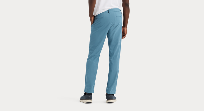 View of model wearing Bluestone Go Airweave Chino, Straight Fit.