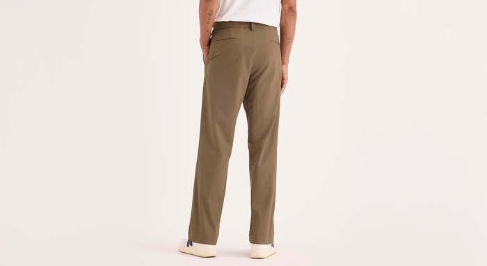 Back view of model wearing Otter Go Airweave Chino, Straight Fit.