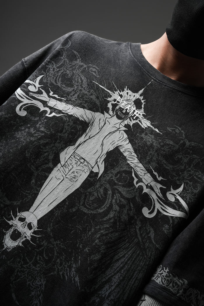 God Complex - Doc Sleeves Washed Tshirt