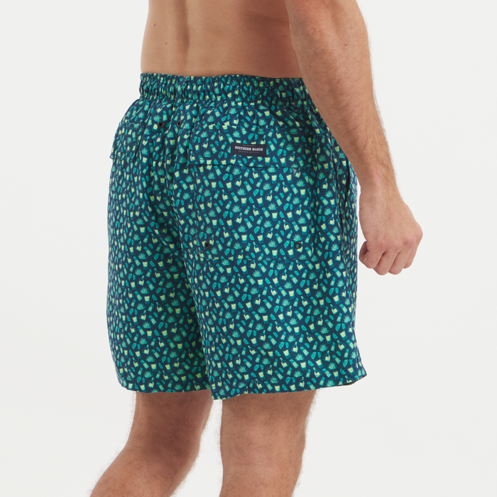 Navy & Mint Limes | ON MODEL BACK