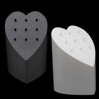 Heart Tower Jewelry Display – Clip - Khrysos Jewelry