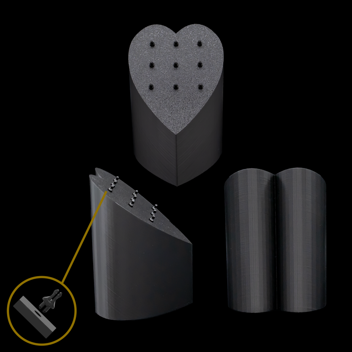 Heart Tower Jewelry Display – Clip - Khrysos Jewelry