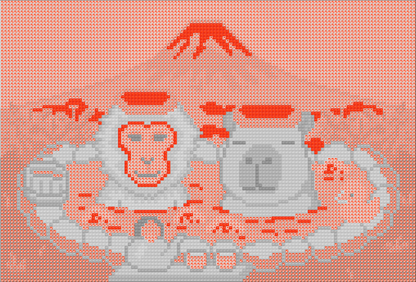 Hot Spring Retreat | Pixel Charted