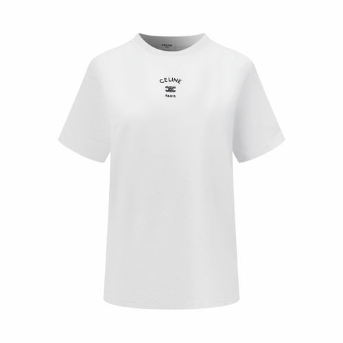 2026 Women’s Ce Logo Embroidered Short-Sleeved T-Shirt (EE406)