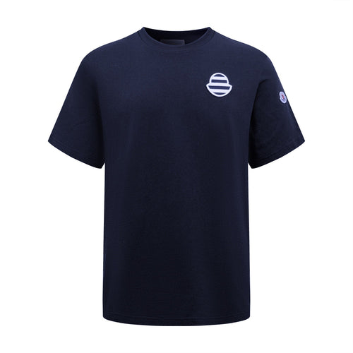 2026 New Mon Striped Logo Patch Short-Sleeved T-Shirt (AA612-A10)