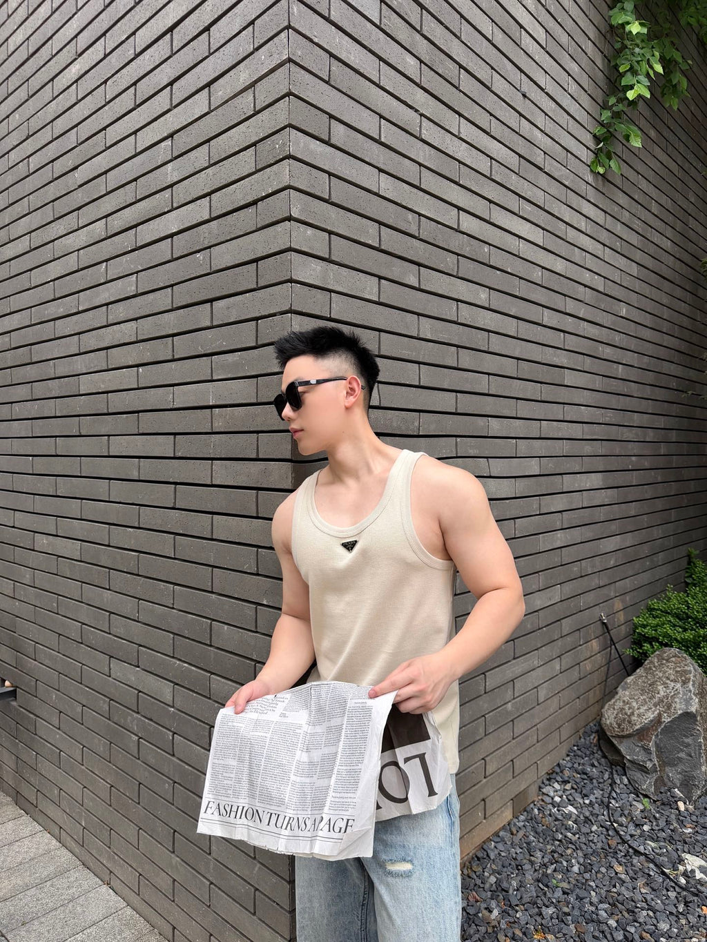 2026 New Triangle Brand Triangular Logo Vest (CC990-A15)