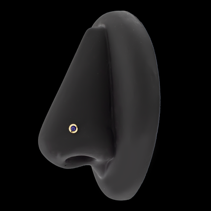 Indie - 18kt Gold Threadless End - Khrysos Jewelry