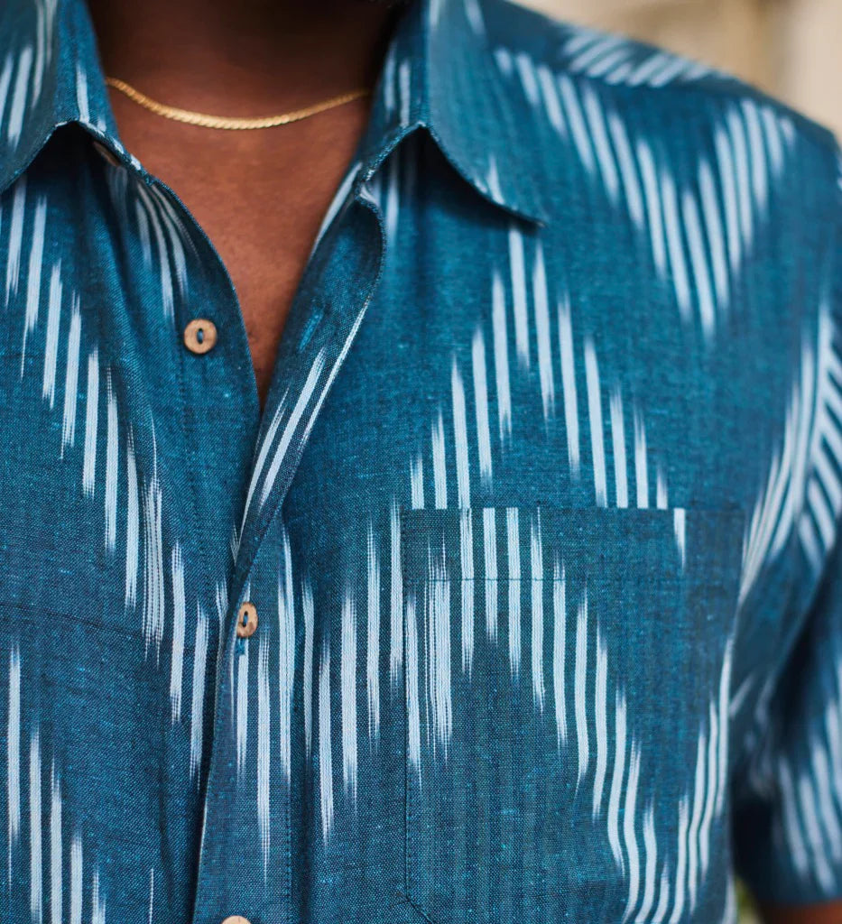 One World Brothers Don't Stop Til The Top Ikat Shirt