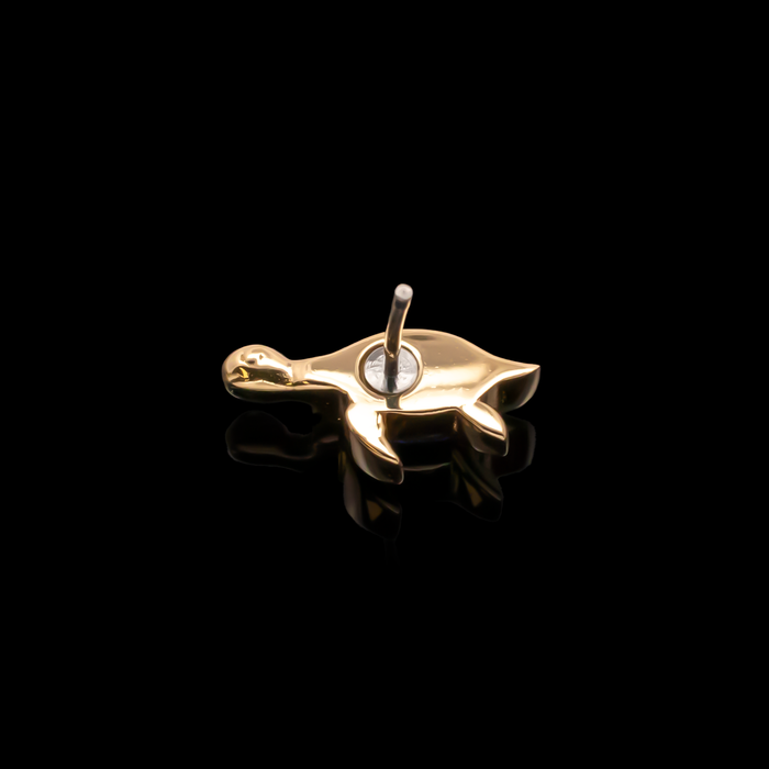 Isolara - 18kt Gold Threadless End - Khrysos Jewelry