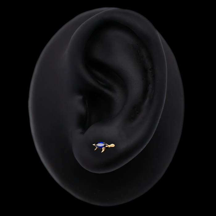 Isolara - 18kt Gold Threadless End - Khrysos Jewelry