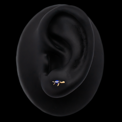 Isolara - 18kt Gold Threadless End - Khrysos Jewelry