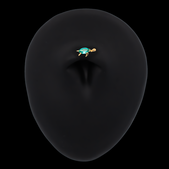 Isolara - 18kt Gold Threadless End - Khrysos Jewelry