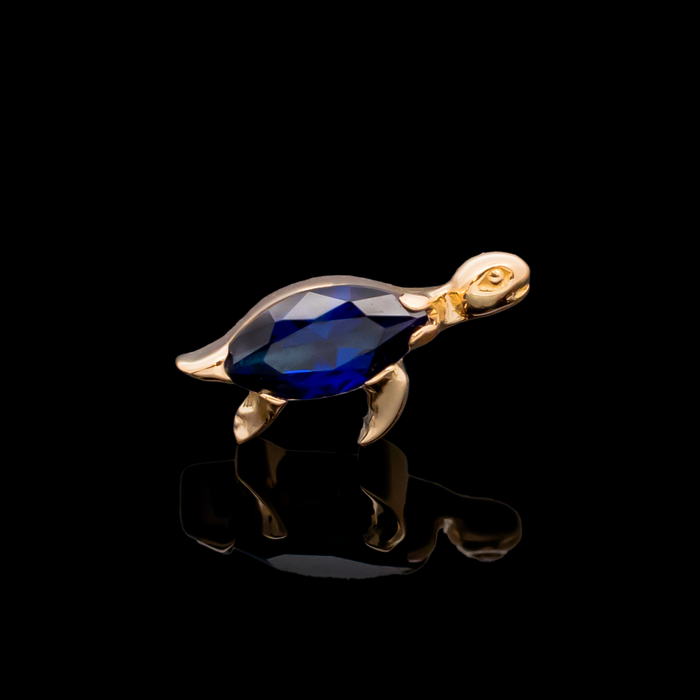 Isolara - 18kt Gold Threadless End - Khrysos Jewelry