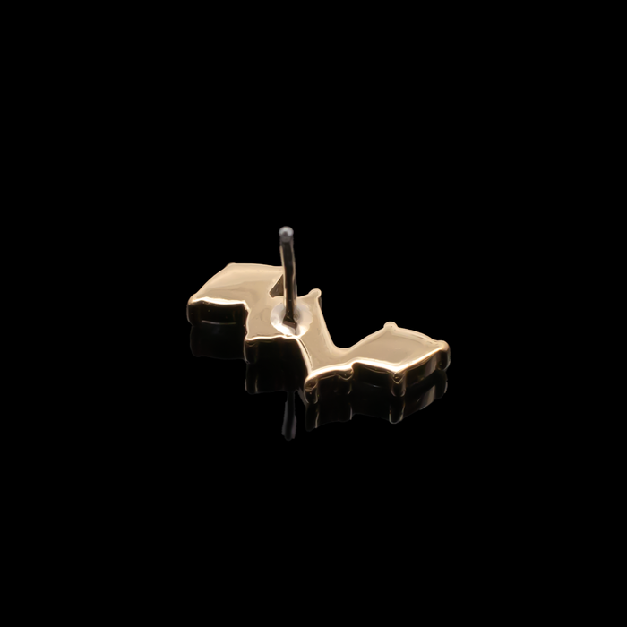 Ivy - 18kt Gold Threadless End - Khrysos Jewelry