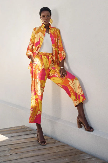 Joseph Ribkoff - Pant - Pink/Multi