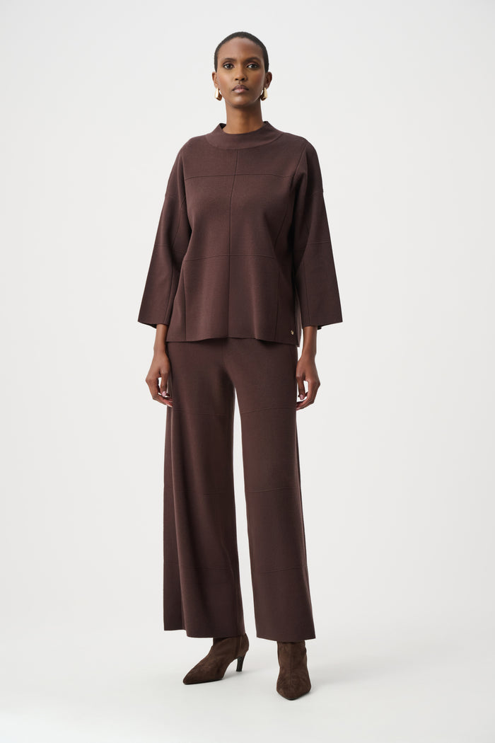 JOSEPH RIBKOFF BRUSHED VISCOSE CULOTTE PANTS