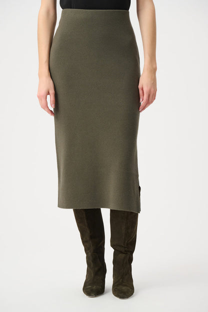JOSEPH RIBKOFF SWEATER KNIT MIDI SKIRT