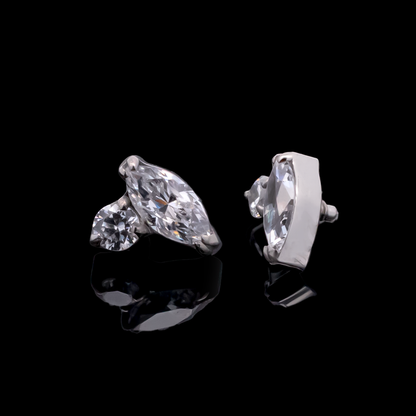 Laurent - 16G Internally Threaded End - Khrysos Jewelry