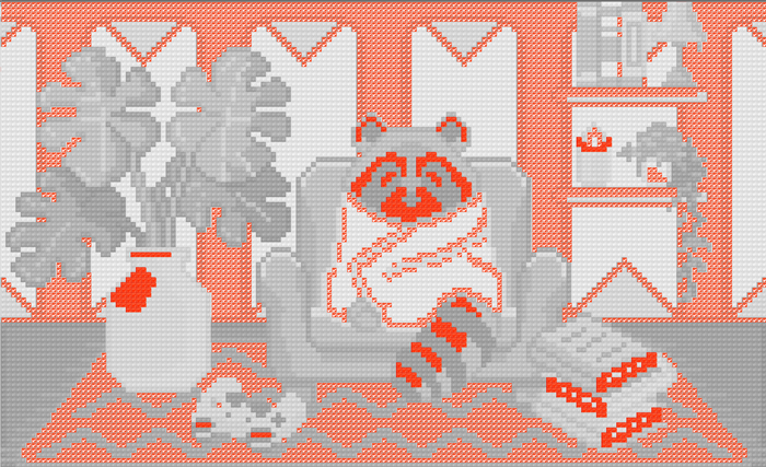Lazy Sunday | Pixel Charted | Ready To Ship