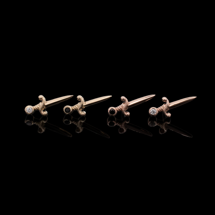 Legacy - 14kt Gold Threadless End - Khrysos Jewelry