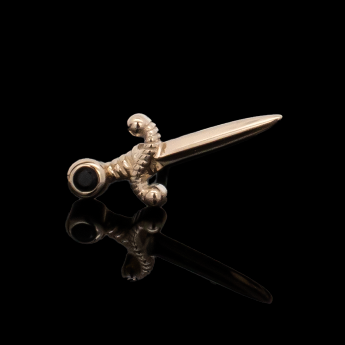 Legacy - 14kt Gold Threadless End - Khrysos Jewelry