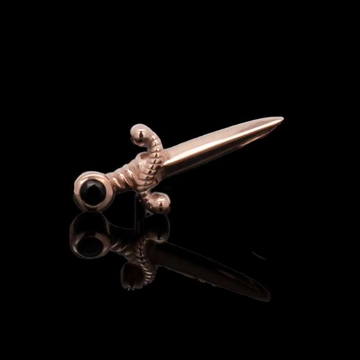 Legacy - 14kt Gold Threadless End - Khrysos Jewelry
