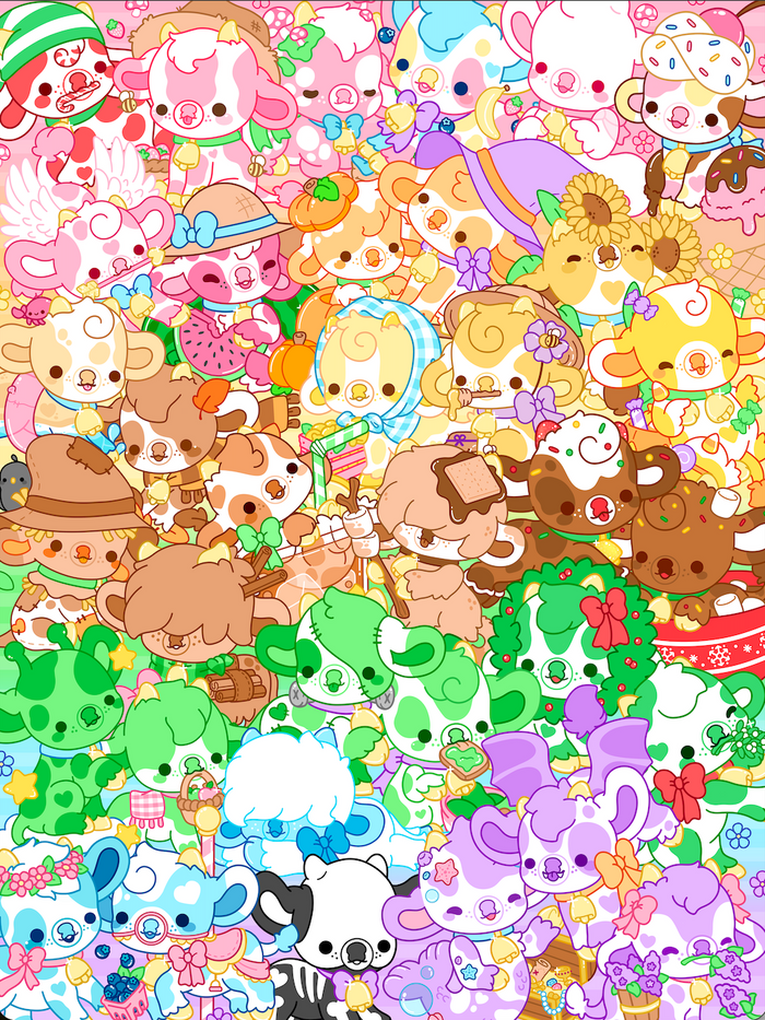 Lil Rainbow Cows