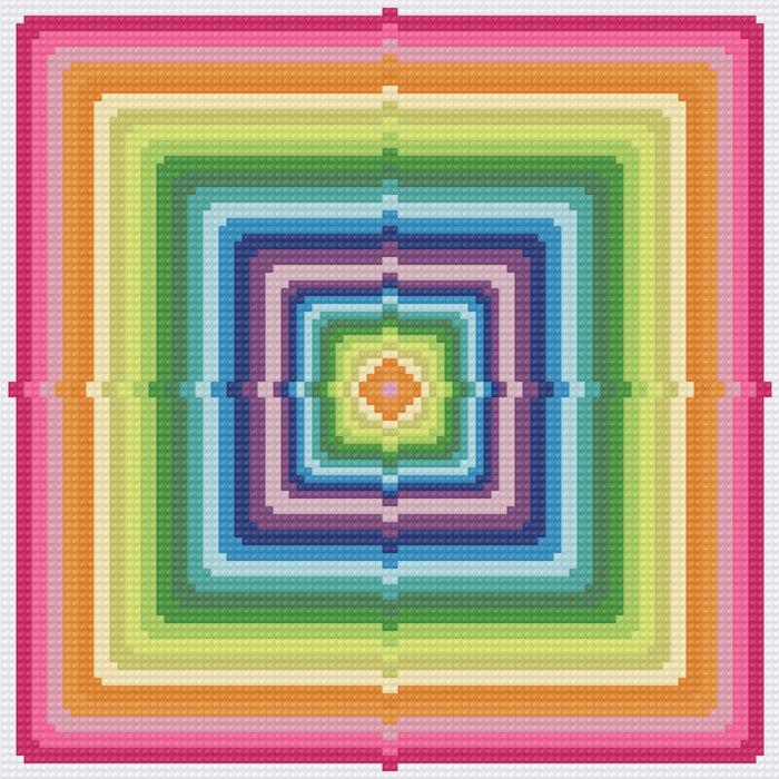Luminescent Geometry | 100% Special Drill | Pixel Charted | Ready to Ship