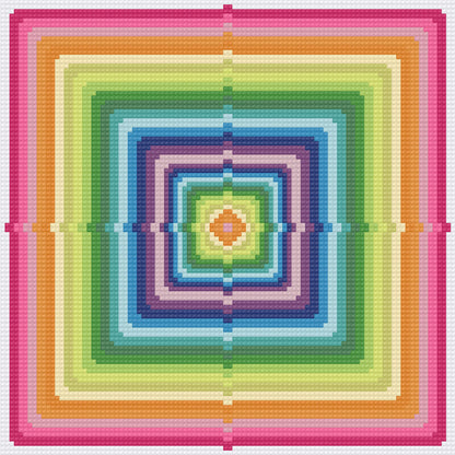 Luminescent Geometry | 100% Special Drill | Pixel Charted | Ready to Ship