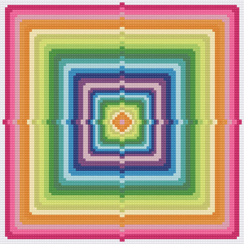 Luminescent Geometry | 100% Special Drill | Pixel Charted | Ready to Ship