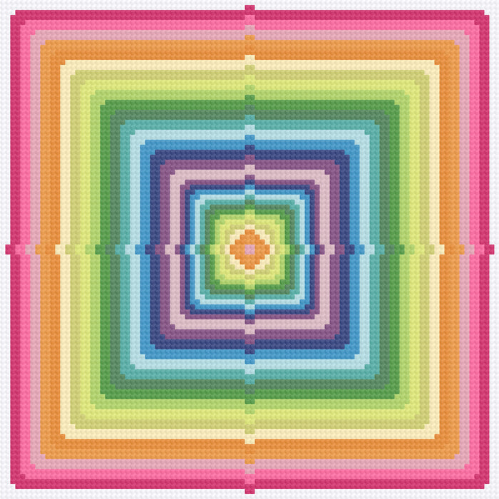 Luminescent Geometry | 100% Special Drill | Pixel Charted | Ready to Ship
