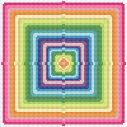Luminescent Geometry | 100% Special Drill | Pixel Charted | Ready to Ship