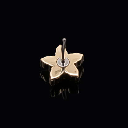Madeline - 18kt Gold Threadless End - Khrysos Jewelry