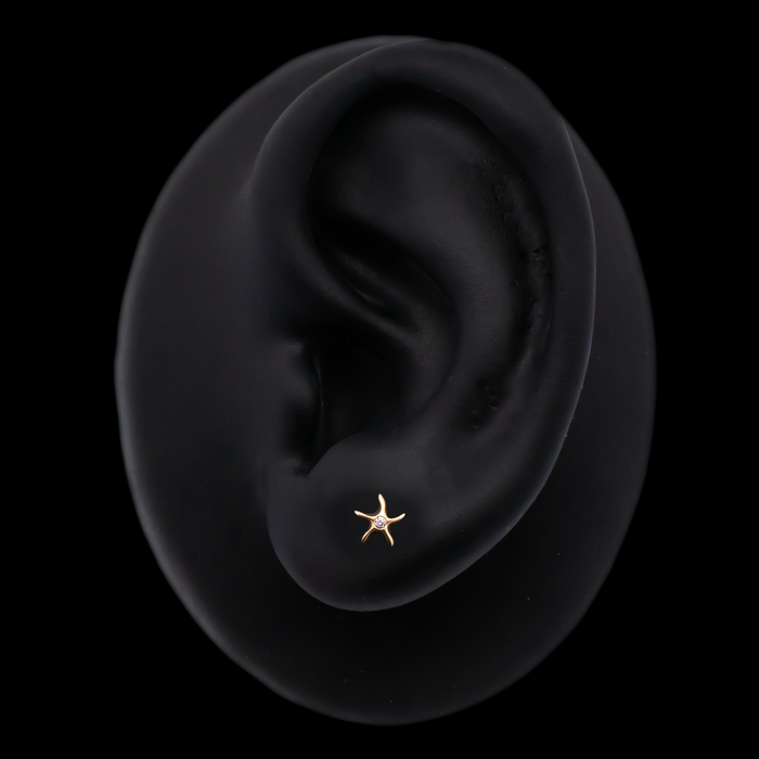 Maristar - 18kt Gold Threadless End - Khrysos Jewelry