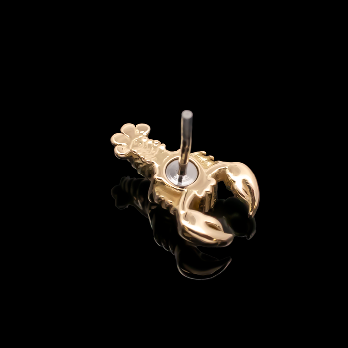 Maritide - 18kt Gold Threadless End - Khrysos Jewelry